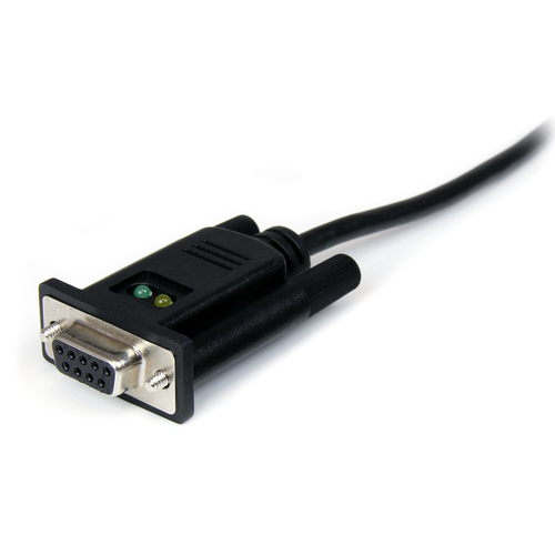 Bild von StarTech.com USB auf Seriell RS232 Adapter - DB9 Seriell DCE Adapter Kabel mit FTDI - Null Modem - USB 1.1 / 2.0 - USB Busbetrieben