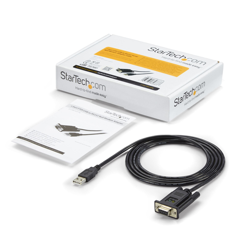 Bild von StarTech.com USB auf Seriell RS232 Adapter - DB9 Seriell DCE Adapter Kabel mit FTDI - Null Modem - USB 1.1 / 2.0 - USB Busbetrieben