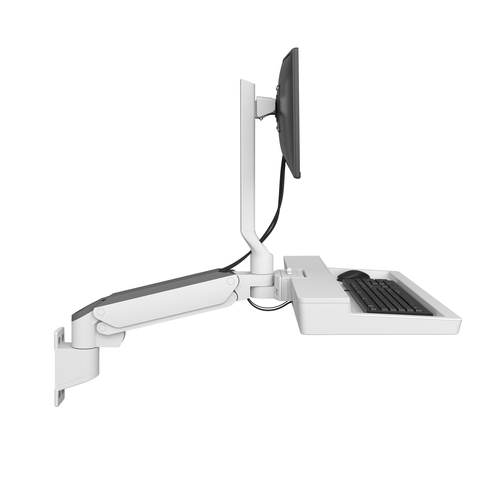 Bild von Ergotron 45-621-251 All-in-One PC/Workstation Halterungen/ Ständer 10,7 kg Weiß 68,6 cm (27&quot;)