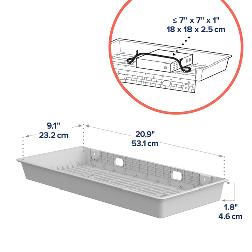 Bild von Ergotron 98-548-251 PC-Halterung Cart CPU-Halterung Weiß