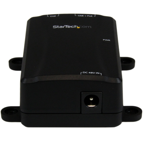 Bild von StarTech.com 1 Port Gigabit Midspan - PoE+ Injektor - 802.3at und 802.3af