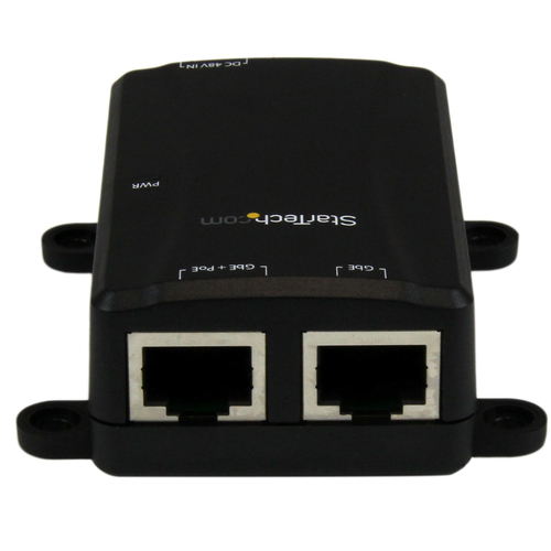 Bild von StarTech.com 1 Port Gigabit Midspan - PoE+ Injektor - 802.3at und 802.3af