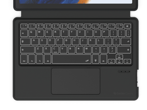 Bild von Gecko Covers V11KC65-A Tastatur für Mobilgeräte Schwarz Bluetooth AZERTY