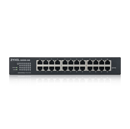 Bild von Zyxel GS1915-24E Managed L2 Gigabit Ethernet (10/100/1000) 1U Schwarz