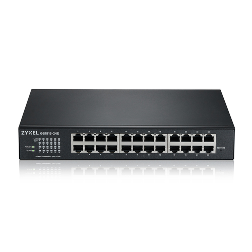 Bild von Zyxel GS1915-24E Managed L2 Gigabit Ethernet (10/100/1000) 1U Schwarz