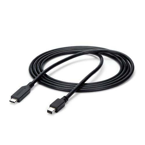 Bild von StarTech.com 1,8m USB-C auf Mini DisplayPort Kabel - 4K 60Hz - Schwarz