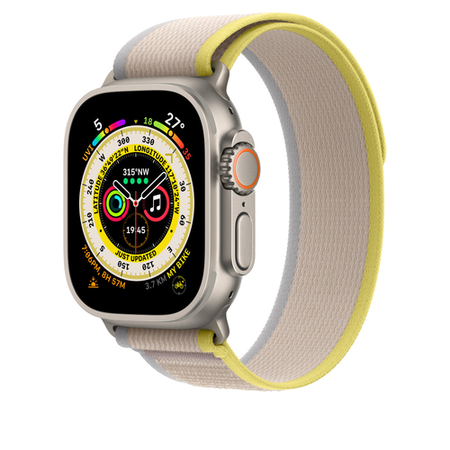 Bild von Apple MQEH3ZM/A Smart Wearable Accessoire Band Beige, Gelb Nylon