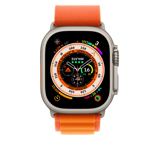 Bild von Apple MQDY3ZM/A Smart Wearable Accessoire Band Orange Polyester