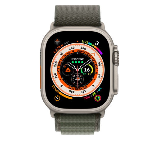 Bild von Apple MQE23ZM/A Smart Wearable Accessoire Band Grün Polyester