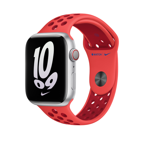 Bild von Apple MPHA3ZM/A Smart Wearable Accessoire Band Rot Fluor-Elastomer