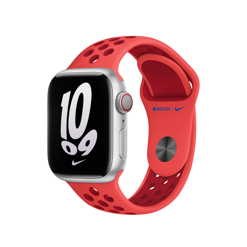 Bild von Apple MPGW3ZM/A Smart Wearable Accessoire Band Rot Fluor-Elastomer