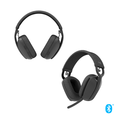 Bild von Logitech Zone Vibe 100 Kopfhörer Kabellos Kopfband Anrufe/Musik Bluetooth Graphit