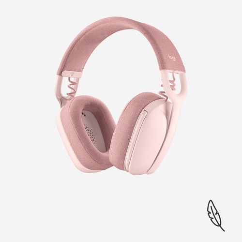 Bild von Logitech Zone Vibe 100 Kopfhörer Kabellos Kopfband Anrufe/Musik Bluetooth Pink