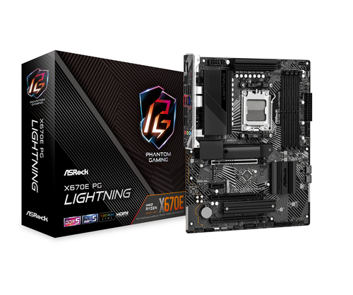 Bild von Asrock X670E PG LIGHTNING AMD X670 Sockel AM5 ATX