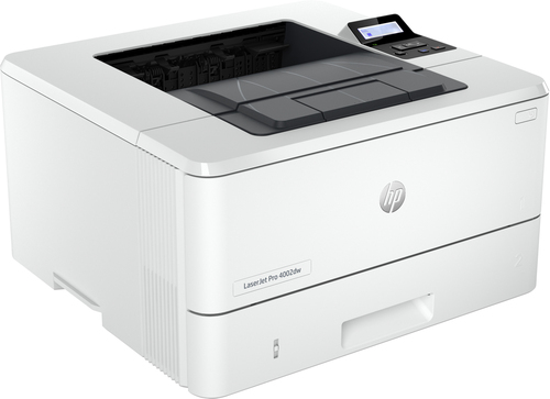 Bild von HP LaserJet Pro 4002dw Drucker, Drucken, Beidseitiger Druck; schnelle Ausgabe der ersten Seite; kompakte Größe; Energieeffizienz; hohe Sicherheit; Dual-Band Wi-Fi