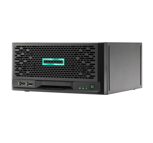 Bild von HPE ProLiant MicroServer Gen10+ v2 Server Ultra Micro Tower Intel® Pentium® Gold G6405 4,1 GHz 16 GB DDR4-SDRAM 180 W