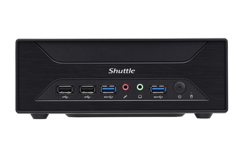 Bild von Shuttle XPC slim Barebone XH510G - S1200, Intel H510, 1xDP, 1xHDMI, 1x PCI-E 16X, 1x LAN, 1x 2.5&quot;, 2x M.2, 24/7 Dauerbetrieb