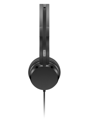 Bild von Lenovo 4XD1K18260 Kopfhörer & Headset Kabelgebunden Kopfband Musik/Alltag USB Typ-A Schwarz