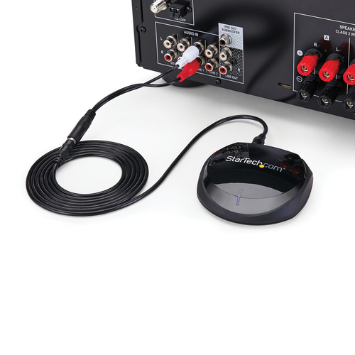 Bild von StarTech.com Bluetooth 5.0 Audio Empfänger mit NFC - BT Audio Adapter Für Stereoanlagen, Hifi, Verstärker - 20m Reichweite, aptx - 3,5mm/RCA oder Digital Toslink/SPDIF Optisches Ausgang - Lossless Wolfson DAC