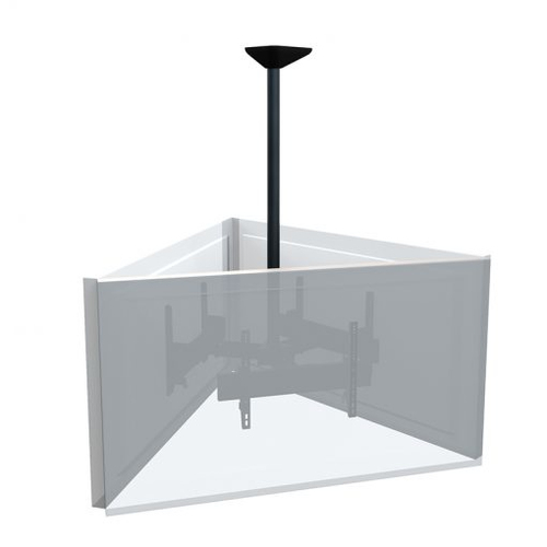 Bild von Hagor 3337 Flachbildschirm-Tischhalterung 165,1 cm (65&quot;) Zimmerdecke Schwarz