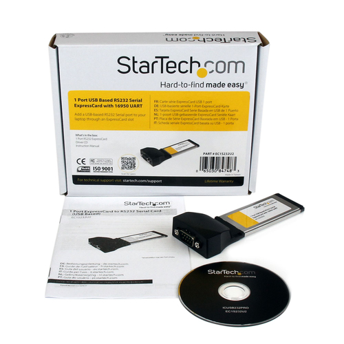 Bild von StarTech.com Serielle RS232 Laptop ExpressCard Schnittstellenkarte
