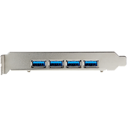 Bild von StarTech.com USB PCIe Adapter mit 4 Anschlüssen - 10 Gbit/s USB 3.2 Gen 2 Typ-A PCI Express Erweiterungskarte mit 2 Controllern - 4x USB-A - USB-PCIe-Schnittstellenkarte - Windows/Mac/Linux