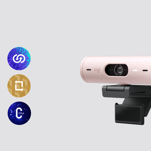 Bild von Logitech Brio 500 Webcam 4 MP 1920 x 1080 Pixel USB-C Weiß