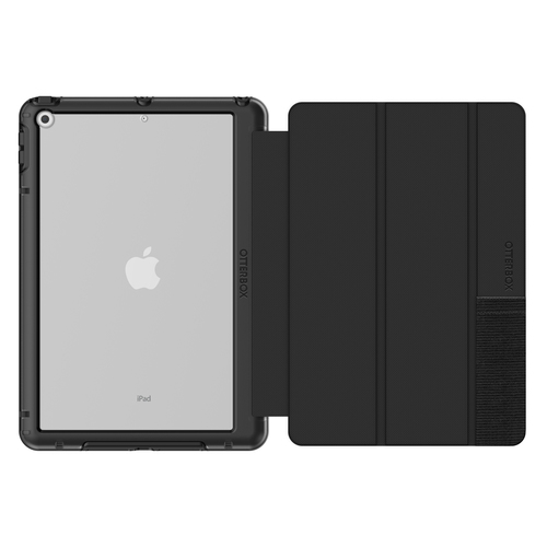 Bild von OtterBox Symmetry Folio Hülle für iPad 7th/8th/9th gen, stoßfeste, sturzsichere, dünne Schutzhülle, nach Militärstandard getestet, Blau, ohne Einzelhandelsverpackung