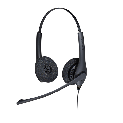 Bild von Jabra Biz 1500 Duo QD Kopfhörer Kabelgebunden Kopfband Büro/Callcenter Bluetooth Schwarz