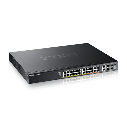 Bild von Zyxel XGS2220-30HP Managed L3 Gigabit Ethernet (10/100/1000) Power over Ethernet (PoE) Schwarz