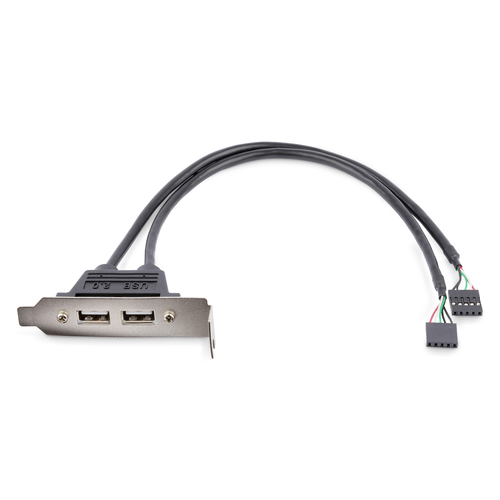 Bild von StarTech.com 2 Port USB 2.0 Low Profile Slotblech - Buchse