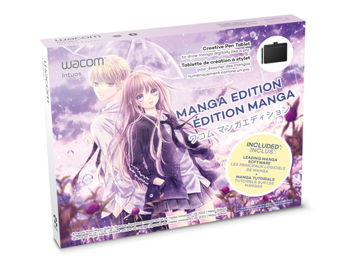 Bild von Wacom Intuos S Bluetooth Manga Edition Grafiktablett Schwarz 2540 lpi 152 x 95 mm USB/Bluetooth