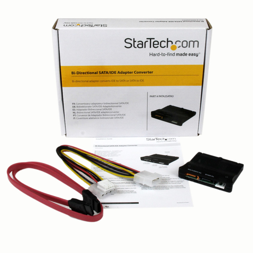 Bild von StarTech.com IDE auf SATA / SATA zu IDE bidirektional Adapter / Konverter