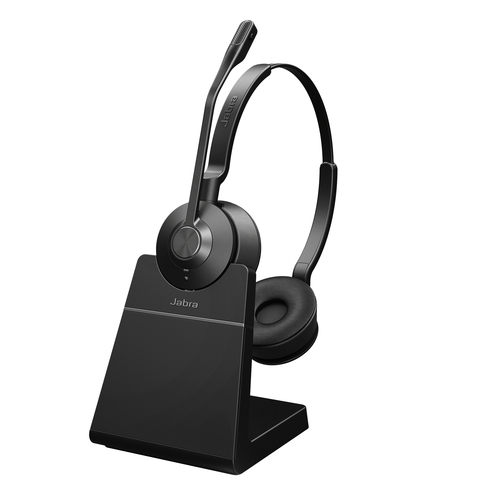 Bild von Jabra Engage 55 Kopfhörer Kabellos Kopfband Büro/Callcenter Bluetooth Ladestation Schwarz