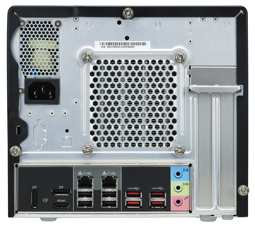 Bild von Shuttle XPC cube Barebone SH570R8 - S1200, Intel H570, 1x PCIe X16, 1x PCIe X4, 2x LAN,1x HDMI, 2x DP, 4x 3.5&quot; HDD bays
