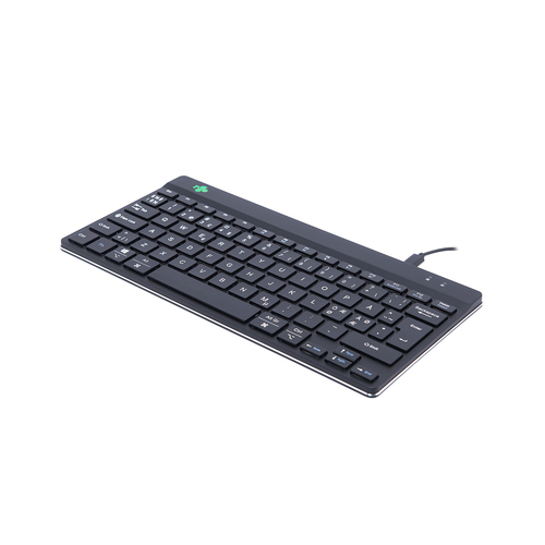 Bild von R-Go Tools Ergonomische Tastatur R-Go Compact Break, kompakte Tastatur mit Pausensoftware, QWERTY (NORDIC), Kabelgebunden, Schwarz