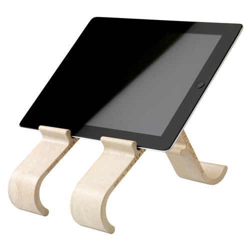 Bild von R-Go Tools Biobased R-Go Treepod Tabletständer und Laptopständer, verstellbar, weiß