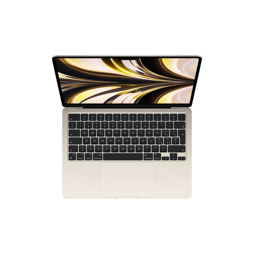 Bild von Apple MacBook Air MacBookAir M2 Notebook 34,5 cm (13.6 Zoll) Apple M 8 GB 256 GB SSD Wi-Fi 6 (802.11ax) macOS Monterey Beige