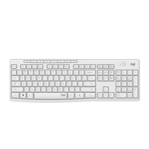 Bild von Logitech MK295 Silent Wireless Combo Tastatur Maus enthalten Büro RF Wireless QWERTY Englisch Weiß