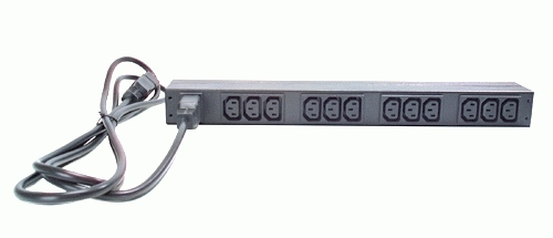 Bild von APC Basic Rack PDU Stromverteilereinheit (PDU) 12 AC-Ausgänge 0U/1U Schwarz