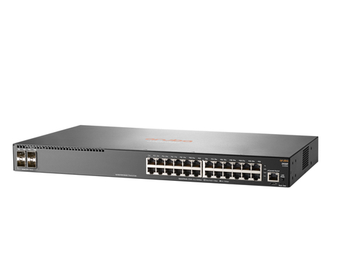 Bild von HPE Aruba 2930F 24G 4SFP+ Managed L3 Gigabit Ethernet (10/100/1000) 1U