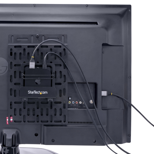 Bild von StarTech.com TV-Zubehör Universal Wandhalterung - Verstellbare Halterung TV- und Wand - Mediaplayer / FritzBox / Router / Modem / Apple TV - Kabelboxhalterung hinter dem Fernseher - 5 kg