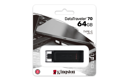 Bild von Kingston Technology DataTraveler 64GB USB-C 3.2 Gen 1 70