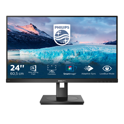 Bild von Philips S Line 242S1AE/00 LED display 60,5 cm (23.8&quot;) 1920 x 1080 Pixel Full HD Schwarz