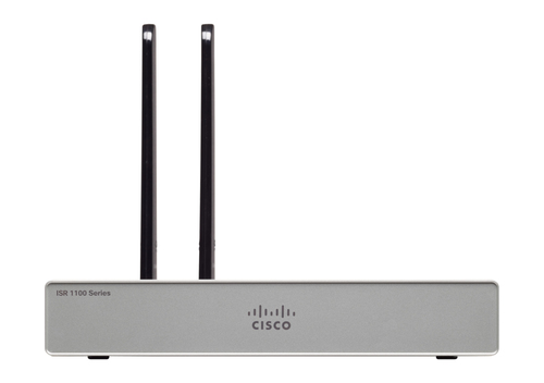 Bild von Cisco C1101-4PLTEP WLAN-Router Gigabit Ethernet Grau