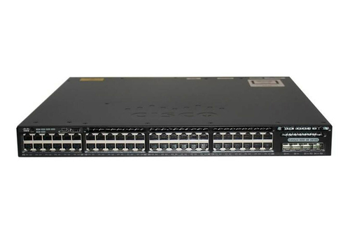 Bild von Cisco Catalyst WS-C3650-48PD-S Netzwerk-Switch Managed L3 Gigabit Ethernet (10/100/1000) Power over Ethernet (PoE) 1U Schwarz