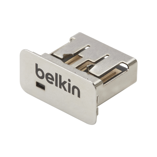 Bild von Belkin F1DNUSB-BLK Schnittstellenblockierung USB Typ-A Schwarz, Silber 1 Stück(e)