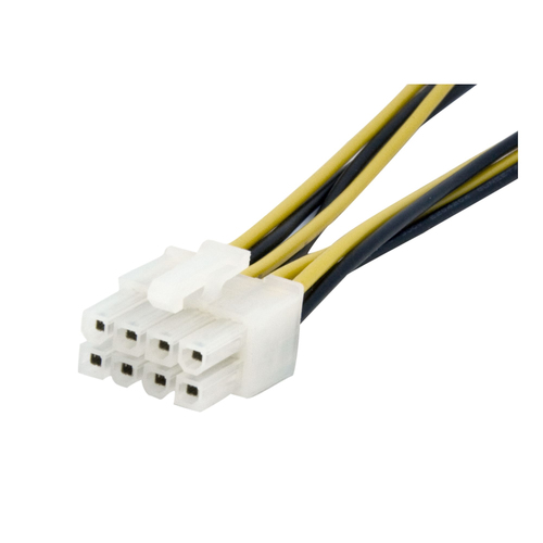 Bild von StarTech.com 15cm 4pin auf 8pin EPS-Netzadapter mit LP4 - Bu/St