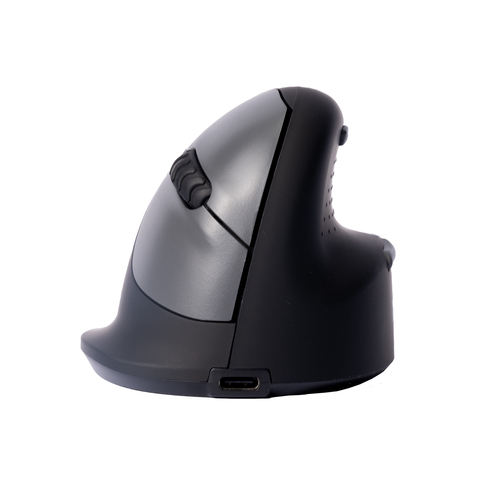 Bild von R-Go Tools HE Mouse Ergonomische Maus R-Go HE Break mit Pausensoftware, medium (Handlänge 165-185mm), Rechtshänder, bluetooth, schwarz