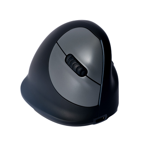 Bild von R-Go Tools HE Mouse Ergonomische Maus R-Go HE Break mit Pausensoftware, medium (Handlänge 165-185mm), Rechtshänder, bluetooth, schwarz